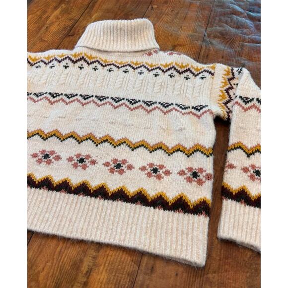 Evereve Sweaters - Sz XS - Evereve Fair Isle Turtleneck sweater